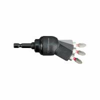 Насадка угловая 0-30° Knuckle SHOCKWAVE™ c набором бит 10шт GEN II